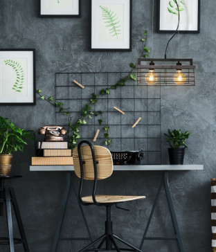 블랙라인 2등 펜던트조명, 인테리어 식탁등